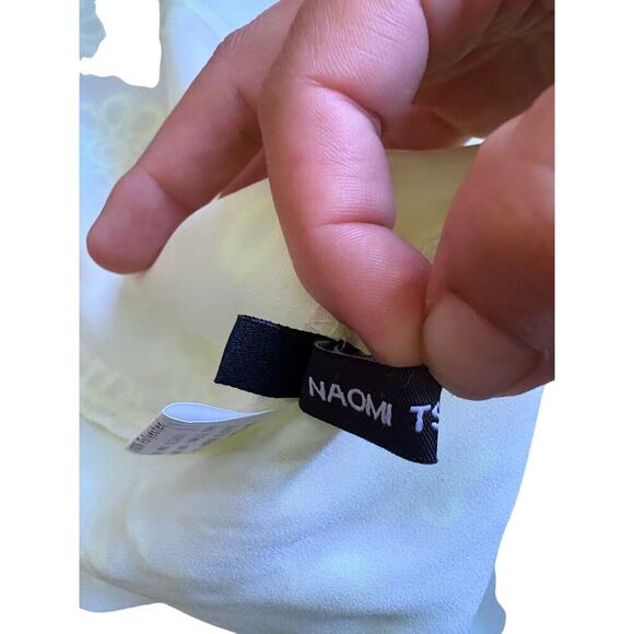 Naomi Tsukishima Mini Skirt 30” Waist Sheer Overlay High-Fashion Vibe - Picture 3 of 6